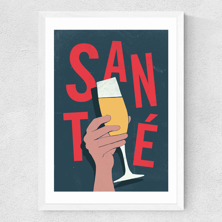 Sante Medium White Frame