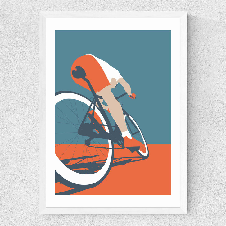Triathlon Bike Medium White Frame