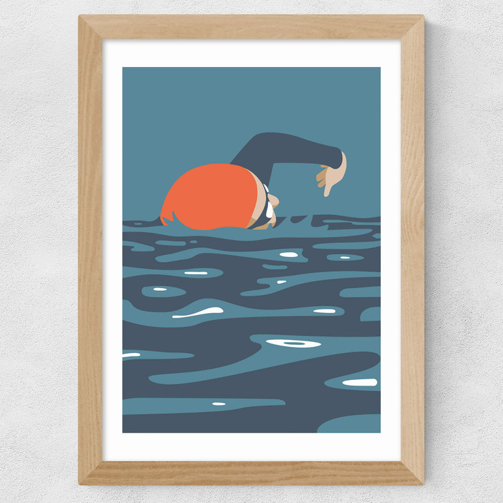 Triathlon Swim Wide Oak Frame