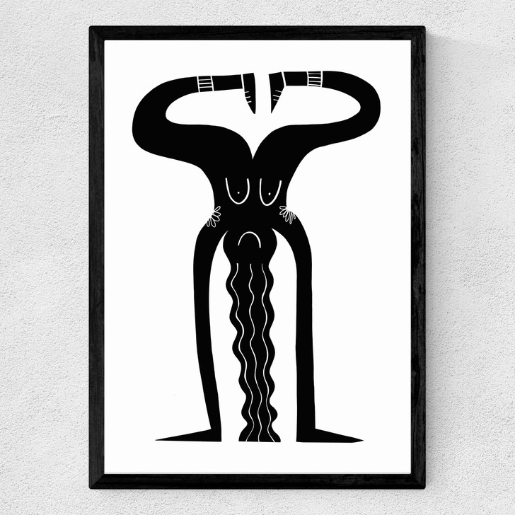 Hand by Katy Edelsten Medium Black Frame Hand by Katy Edelsten Medium Black Frame