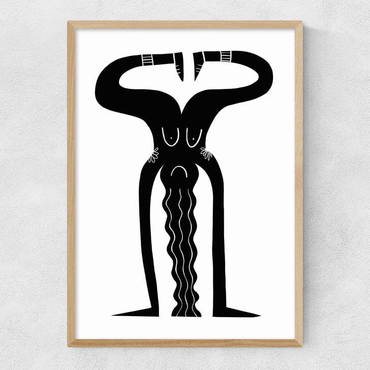 Hand by Katy Edelsten Narrow Oak Frame Hand by Katy Edelsten Narrow Oak Frame