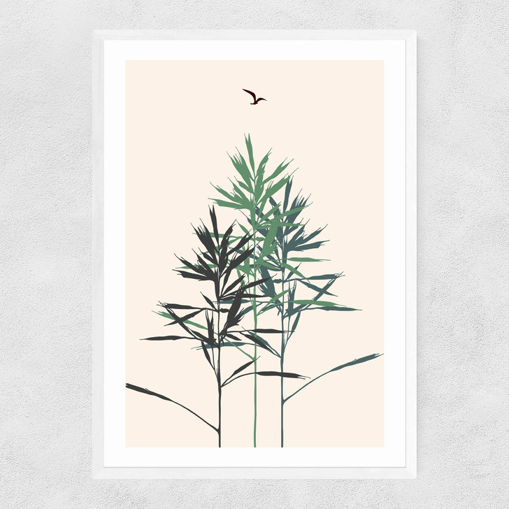 The Beauty Of Life Narrow White Frame