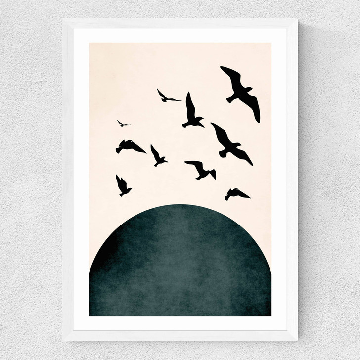 The Forest Medium White Frame