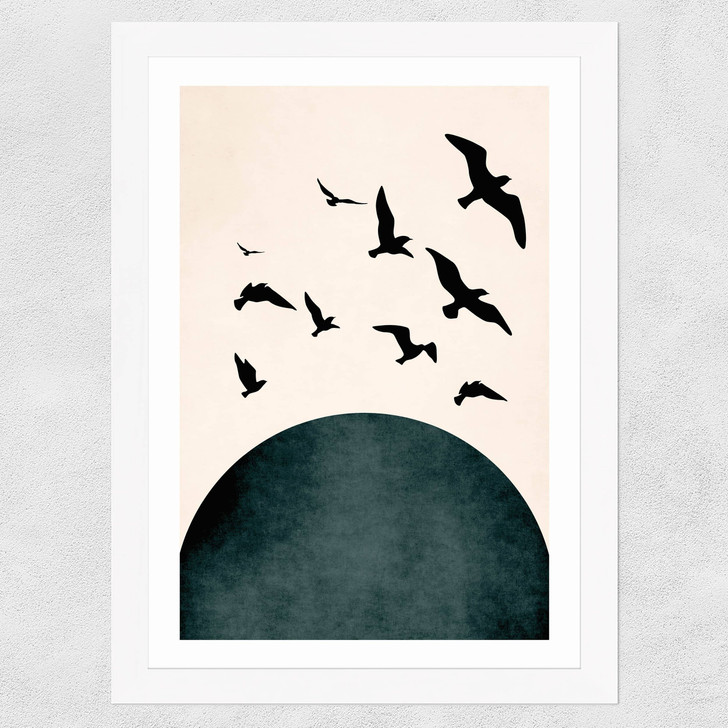 The Forest Wide White Frame
