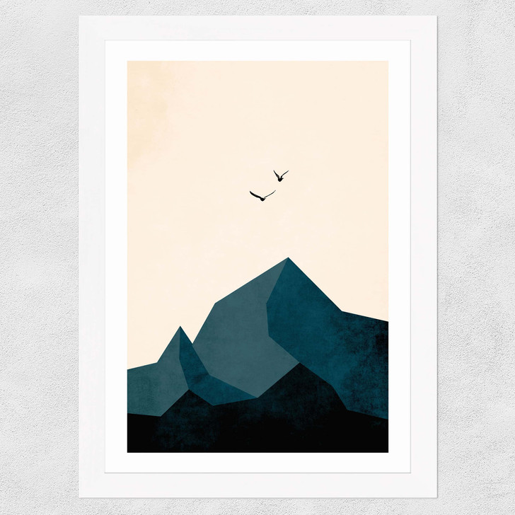 Wings To Fly Wide White Frame