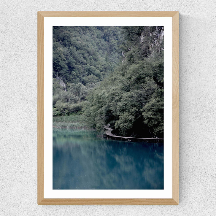 The Path Under Trees Medium Oak Frame