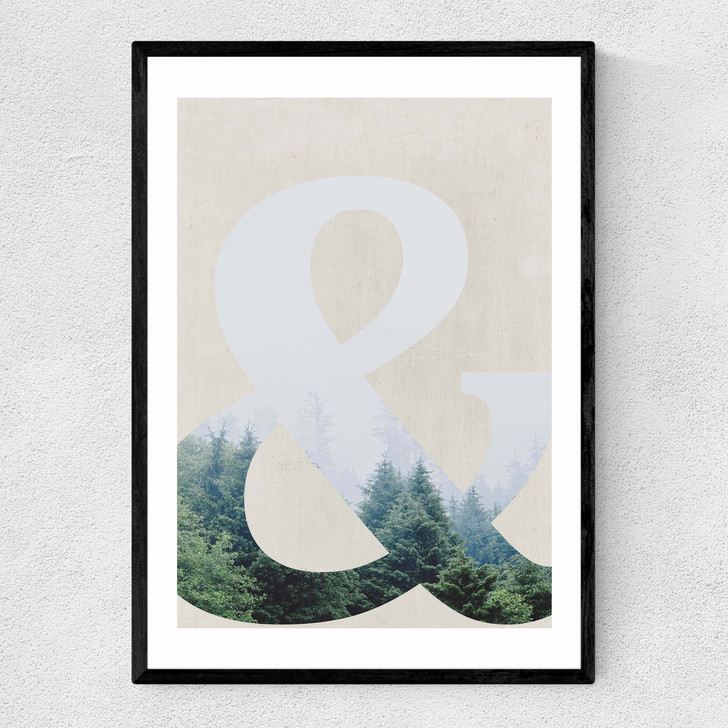 Forest Narrow Black Frame