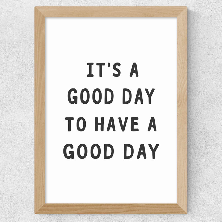 Good Day Wide Oak Frame