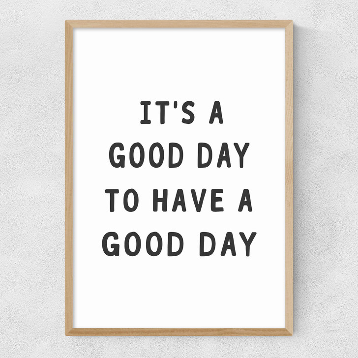Good Day Narrow Oak Frame