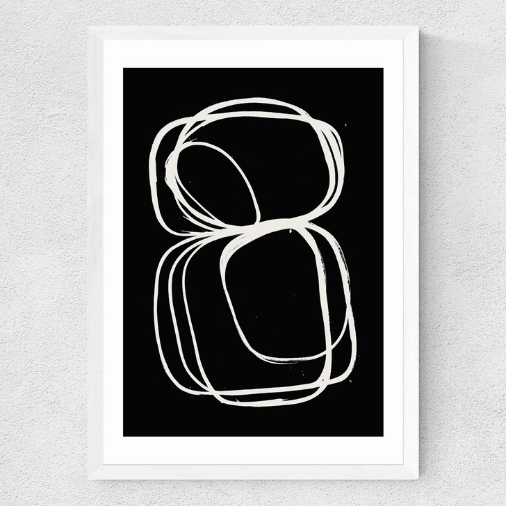 Cai Medium White Frame