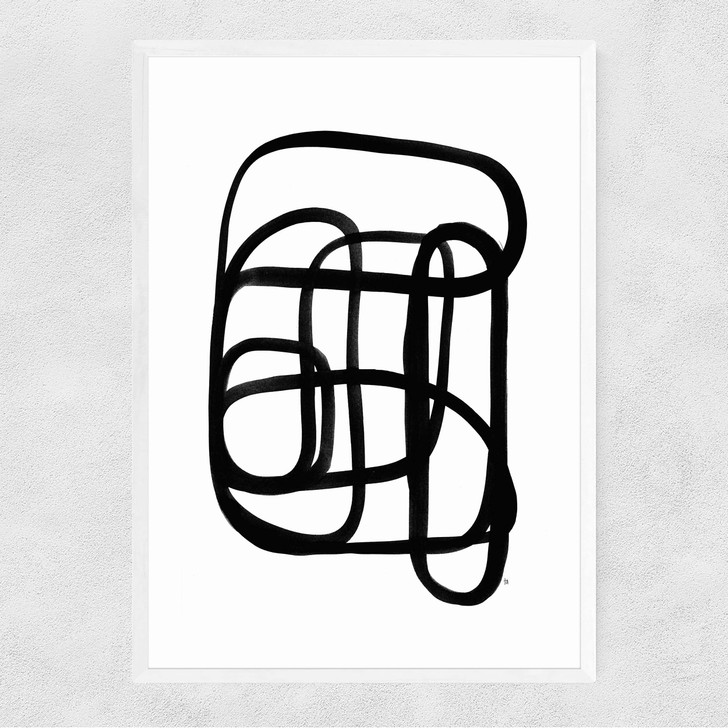 Miya Narrow White Frame