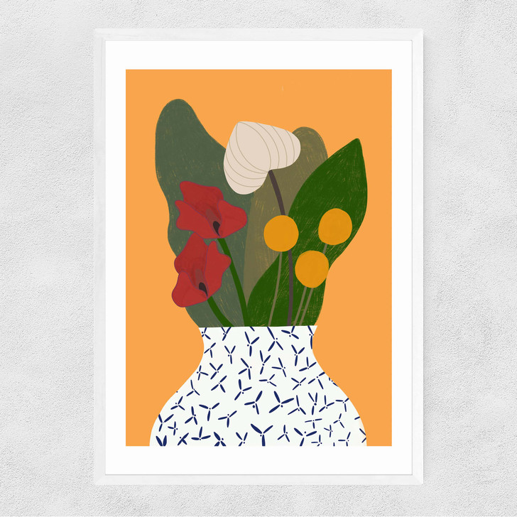 End of Summer Narrow White Frame End of Summer Narrow White Frame