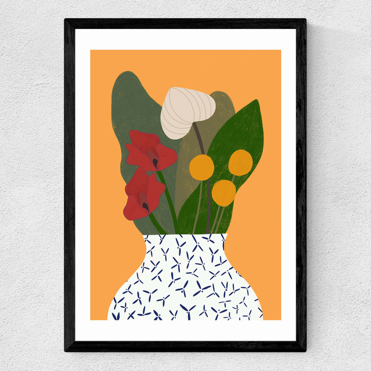 End of Summer Medium Black Frame