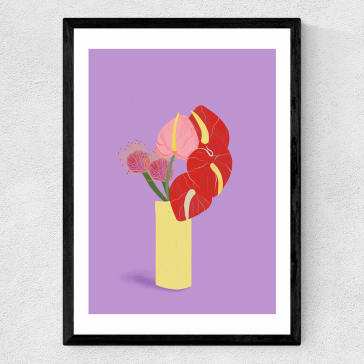 Fun Flowers Medium Black Frame Fun Flowers Medium Black Frame