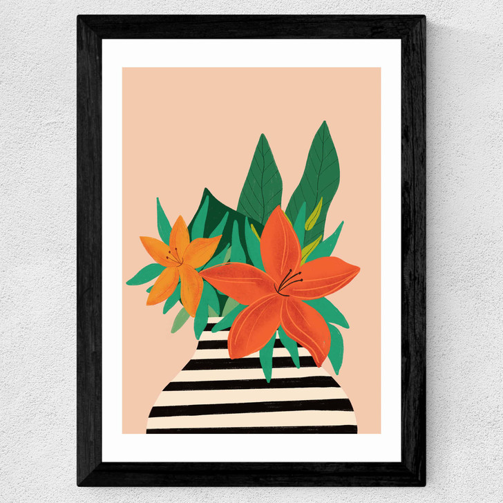 Tiger Lily Wide Black Frame Tiger Lily Wide Black Frame