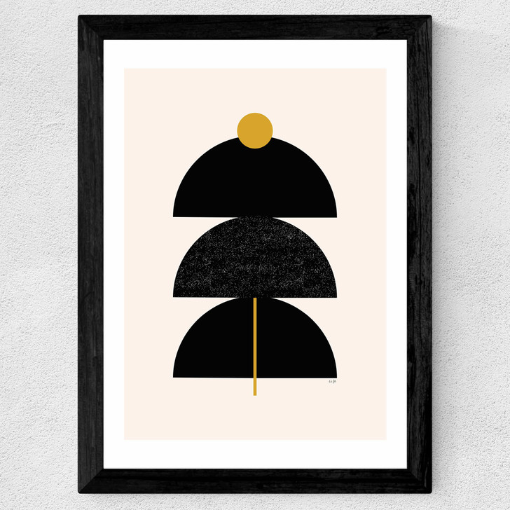 Graphic Art I Wide Black Frame Graphic Art I Wide Black Frame