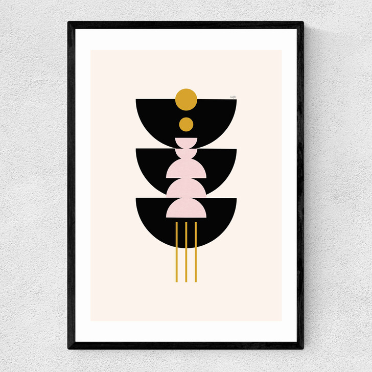 Graphic Art III Narrow Black Frame Graphic Art III Narrow Black Frame