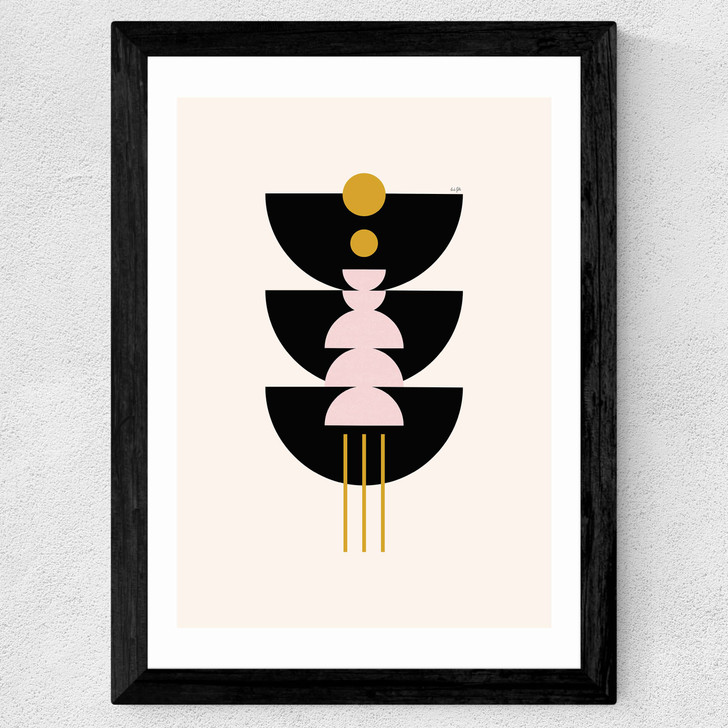 Graphic Art III Wide Black Frame Graphic Art III Wide Black Frame