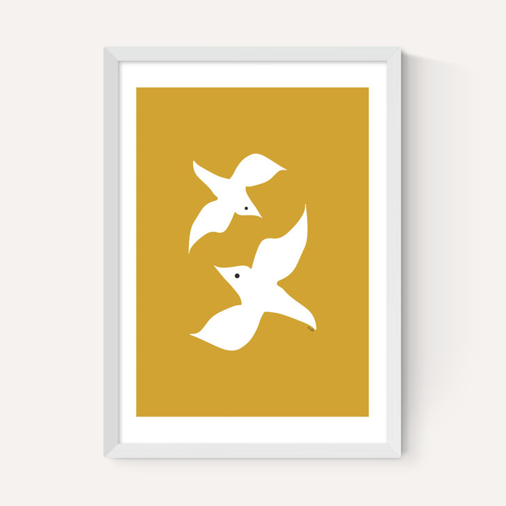 Love Birds In Mustard