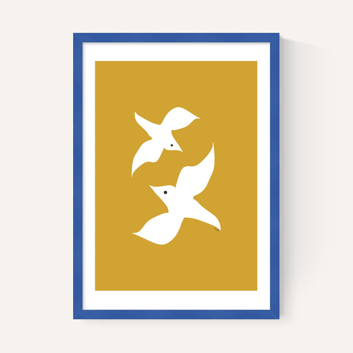 Love Birds In Mustard
