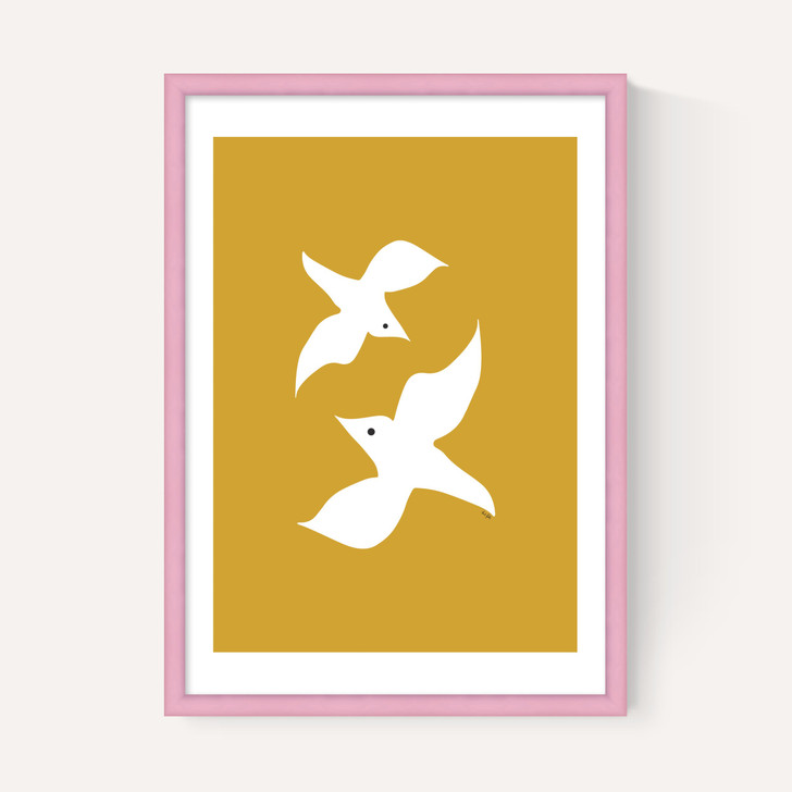 Love Birds In Mustard