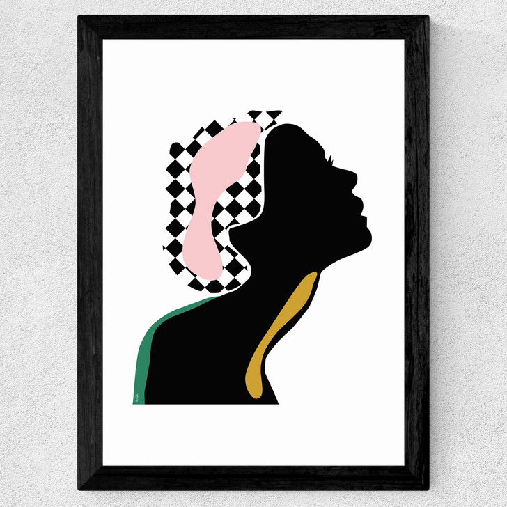 Silhouette by Linda Gobeta Wide Black Frame Silhouette by Linda Gobeta Wide Black Frame