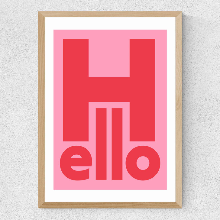 Hello by Rocket Jack Medium Oak Frame Hello by Rocket Jack Medium Oak Frame