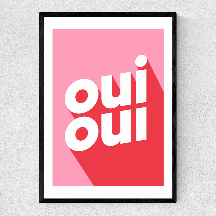 Oui Oui Narrow Black Frame