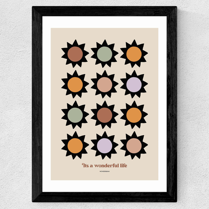It's A Wonderful Life Wide Black Frame It's A Wonderful Life Wide Black Frame