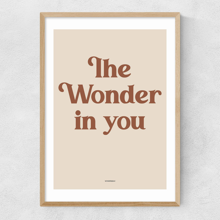 The Wonder In You Spice Narrow Oak Frame The Wonder In You Spice Narrow Oak Frame