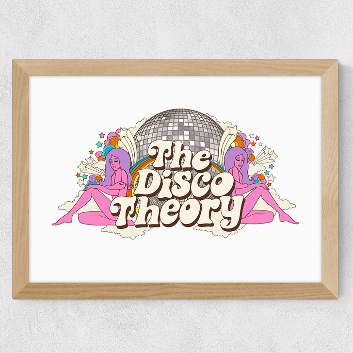 Disco by Golden Daze Wide Oak Frame