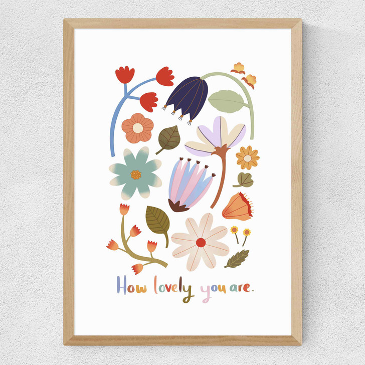 How lovely you are Medium Oak Frame How lovely you are Medium Oak Frame