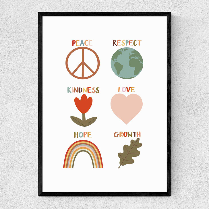 Positive Symbols Narrow Black Frame Positive Symbols Narrow Black Frame