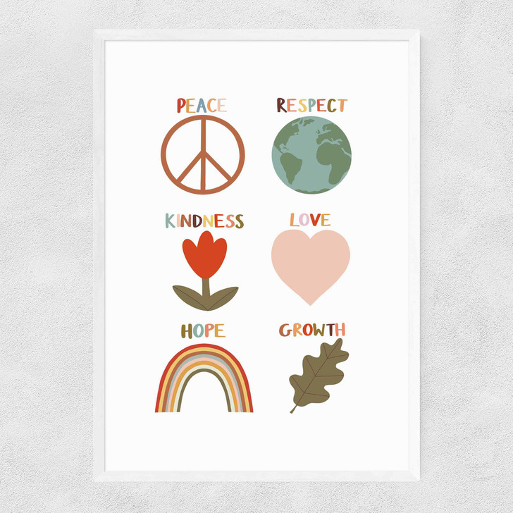 Positive Symbols Narrow White Frame Positive Symbols Narrow White Frame