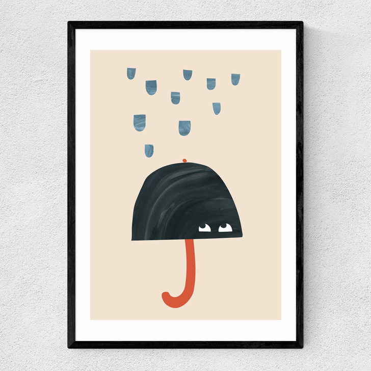 Umbrella by Kid of the Village Narrow Black Frame Umbrella by Kid of the Village Narrow Black Frame