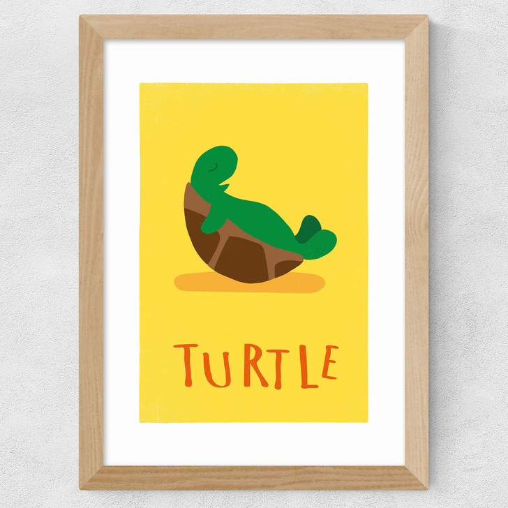 Turtle by Rocket Jack Wide Oak Frame