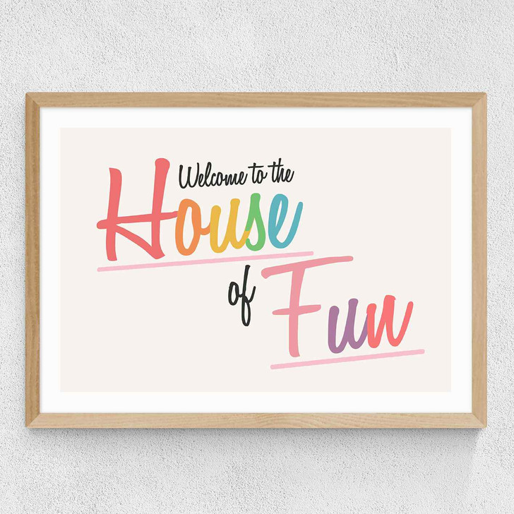 House of Fun Medium Oak Frame House of Fun Medium Oak Frame