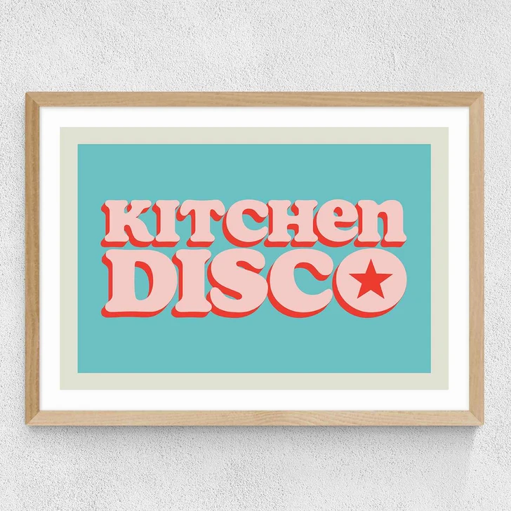Kitchen Disco Medium Oak Frame