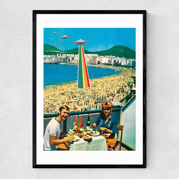 A Summer Vacation Narrow Black Frame A Summer Vacation Narrow Black Frame