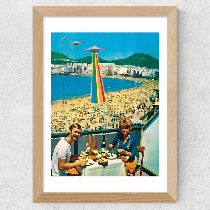 A Summer Vacation Wide Oak Frame A Summer Vacation Wide Oak Frame