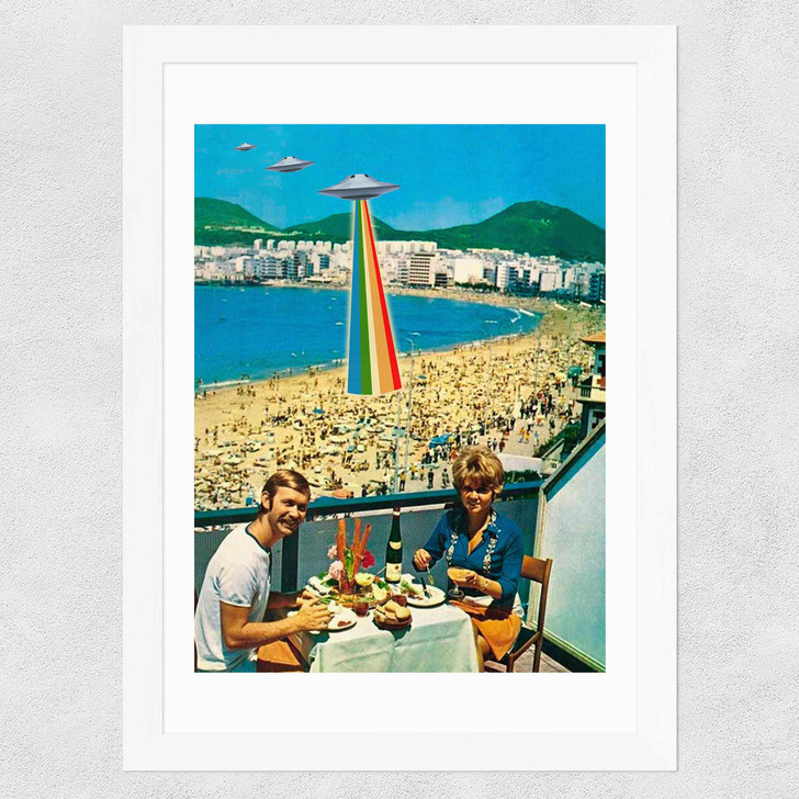 A Summer Vacation Wide White Frame A Summer Vacation Wide White Frame