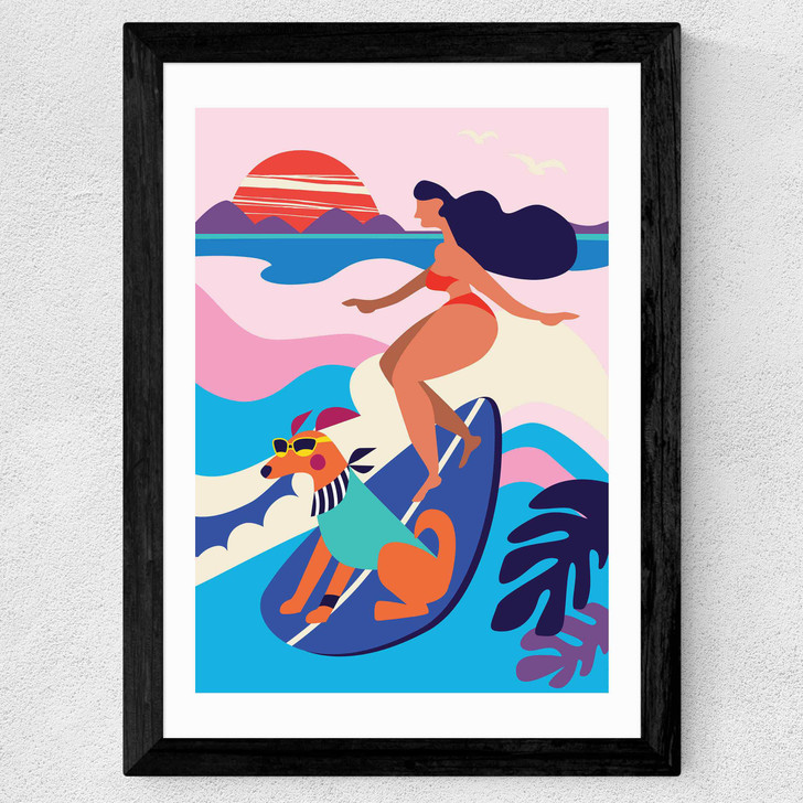Surf Dog Wide Black Frame Surf Dog Wide Black Frame