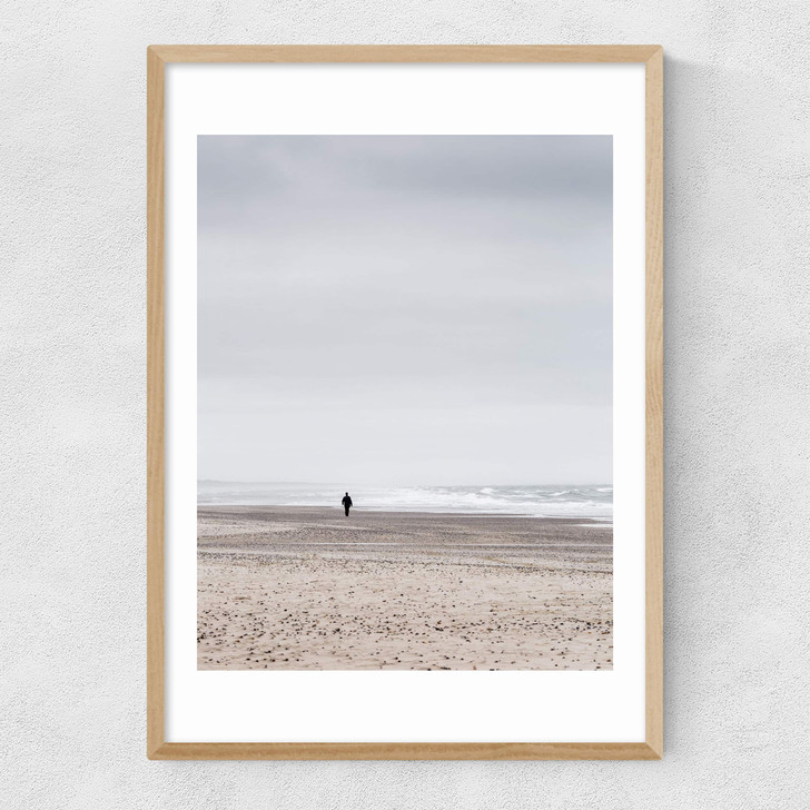 At The Coast III Narrow Oak Frame At The Coast III Narrow Oak Frame