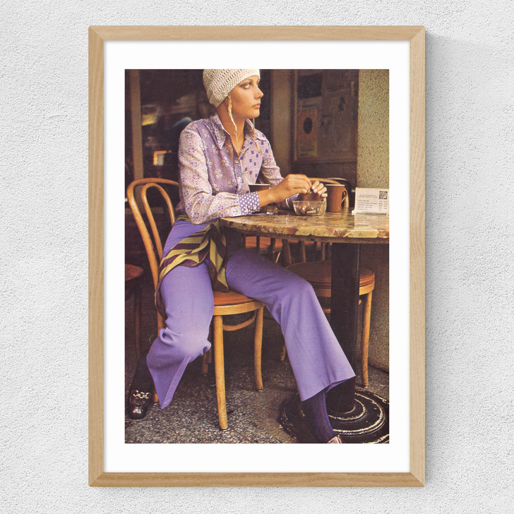 Cafe Retro Medium Oak Frame