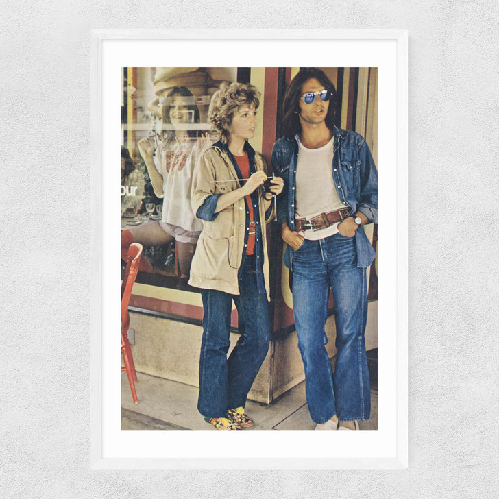 Coffee With Friends Narrow White Frame Coffee With Friends Narrow White Frame