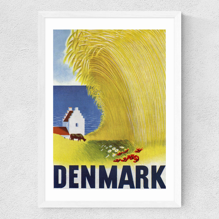 Denmark Medium White Frame