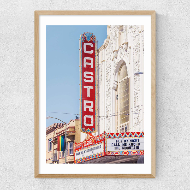 Castro Narrow Oak Frame