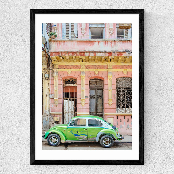Green Bug Medium Black Frame Green Bug Medium Black Frame