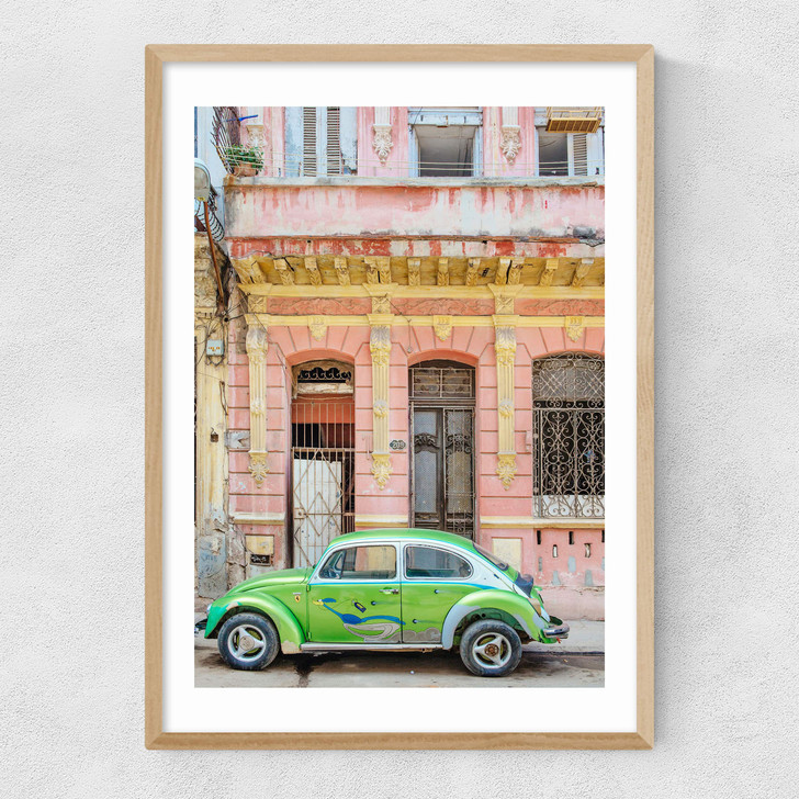 Green Bug Narrow Oak Frame Green Bug Narrow Oak Frame