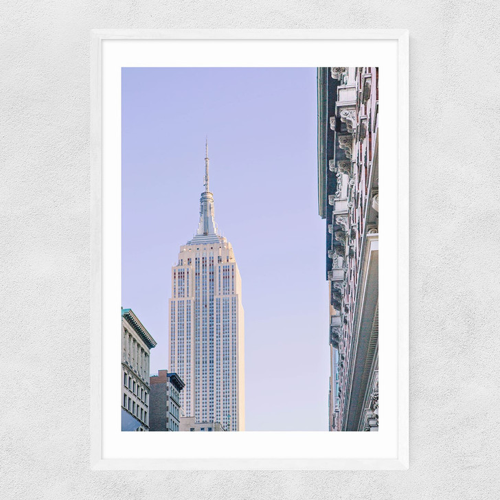Pastel Empire Narrow White Frame Pastel Empire Narrow White Frame